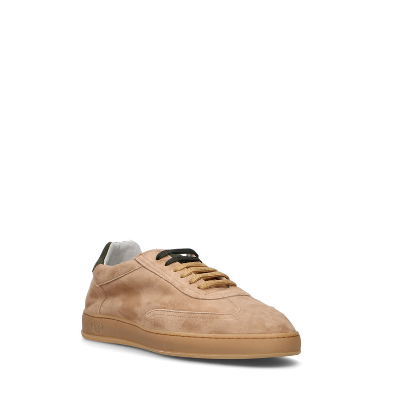 SOLDINI 80 Sneaker uomo beige in suede