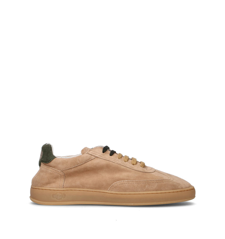 SOLDINI 80 Sneaker uomo beige in suede