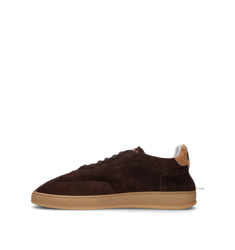 SOLDINI 80 Sneaker uomo marrone in suede