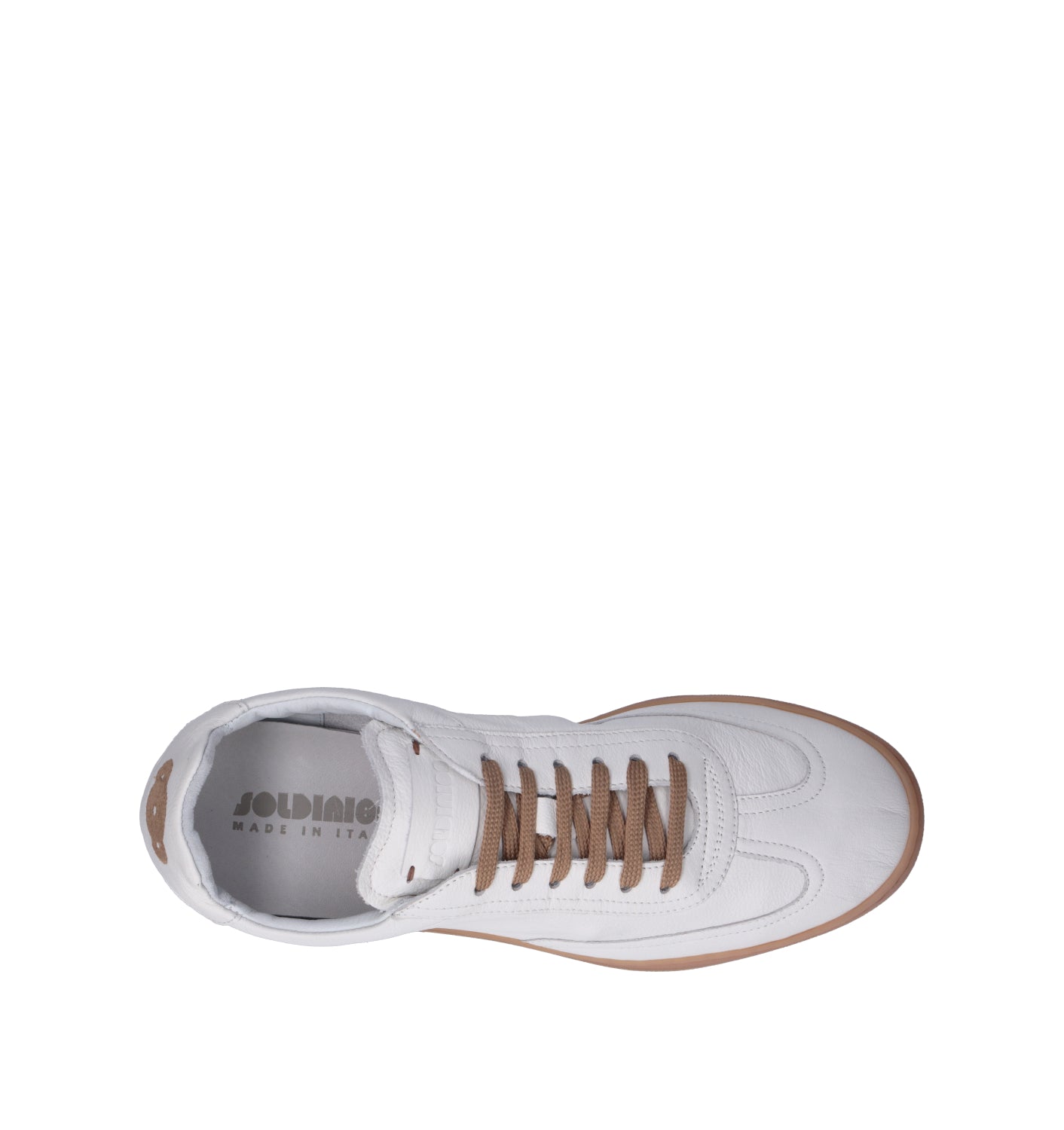 SOLDINI 80 Sneaker uomo ianca in pelle