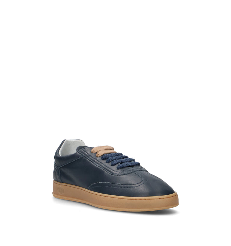 SOLDINI 80 Sneaker uomo blu in pelle