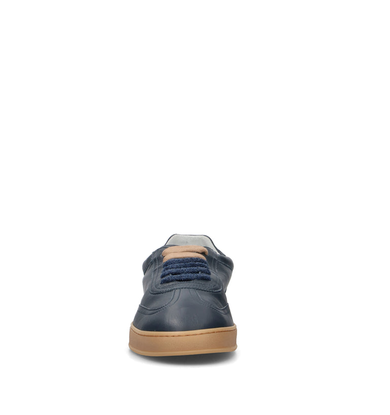 SOLDINI 80 Sneaker uomo blu in pelle
