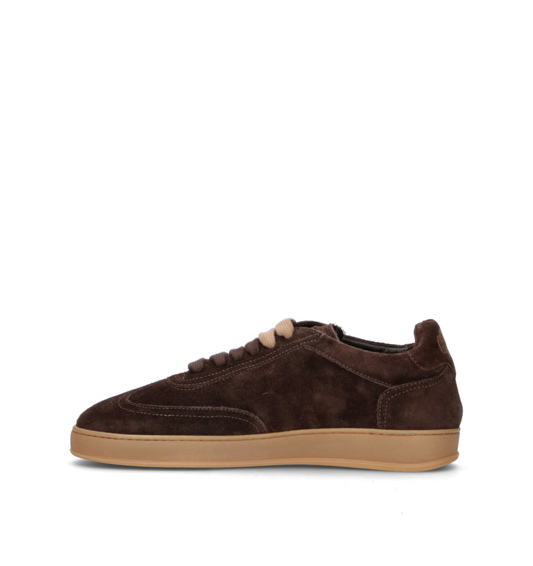 SOLDINI 80 Sneaker uomo marrone in suede