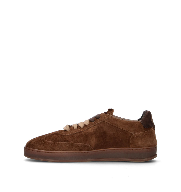 SOLDINI 80 Sneaker uomo marrone in suede