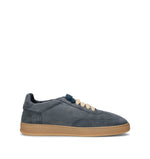 SOLDINI 80 Sneaker uomo blu in suede