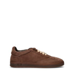 SOLDINI 80 Sneaker uomo marrone in suede