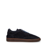 SOLDINI 80 Sneaker uomo blu in suede