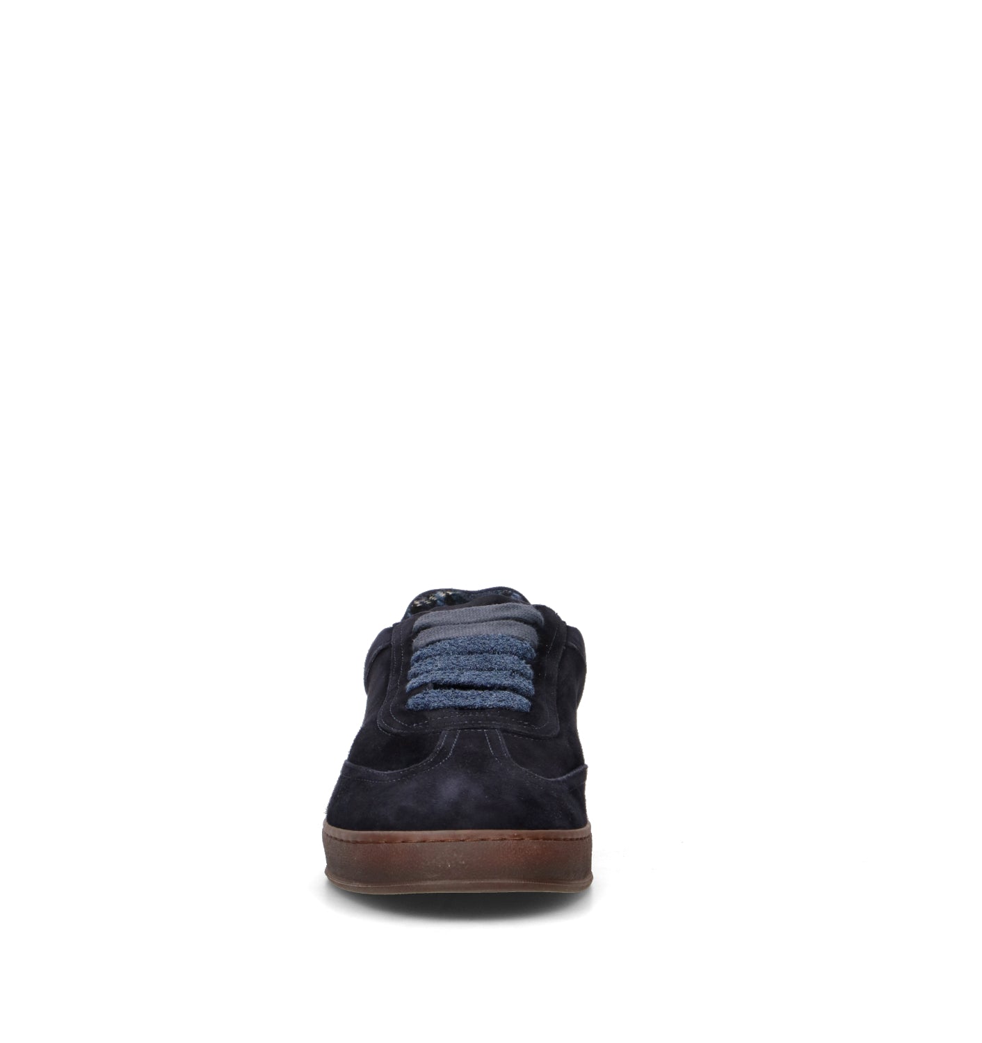 SOLDINI 80 Sneaker uomo blu in suede