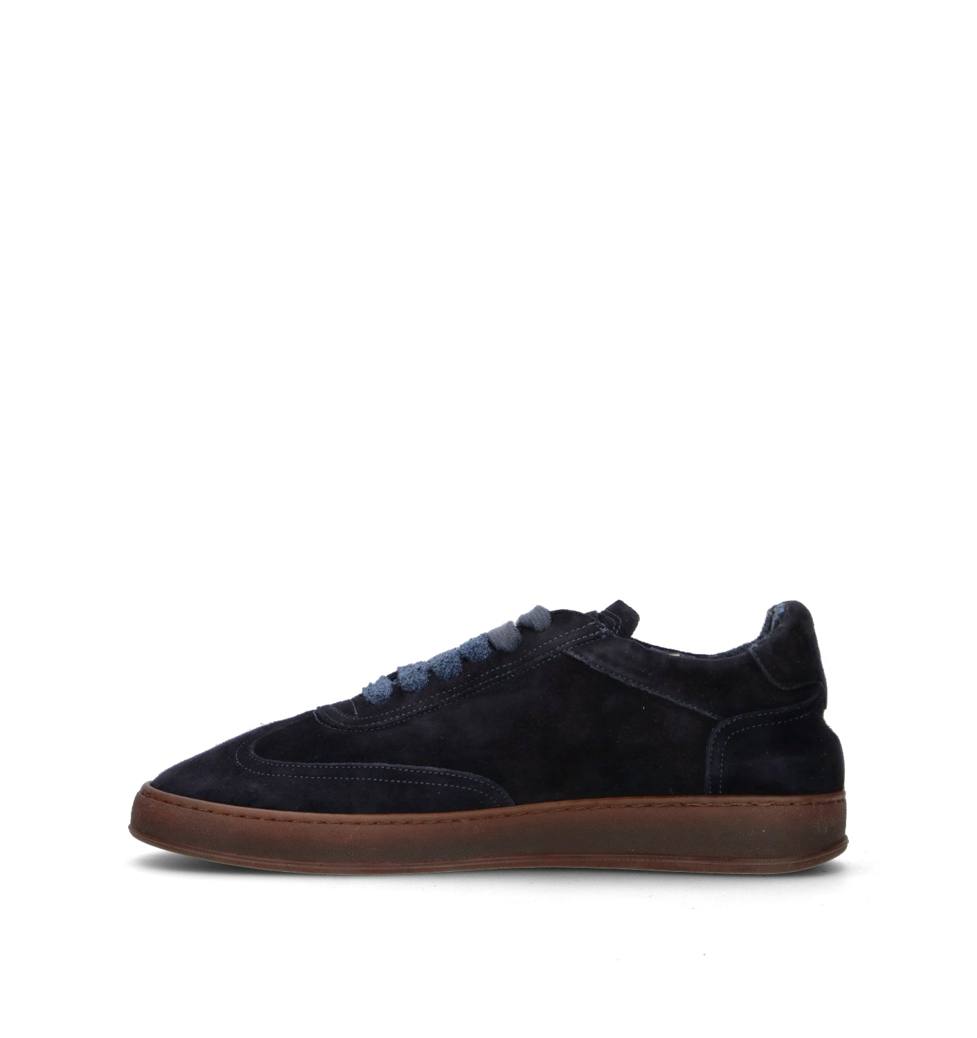 SOLDINI 80 Sneaker uomo blu in suede