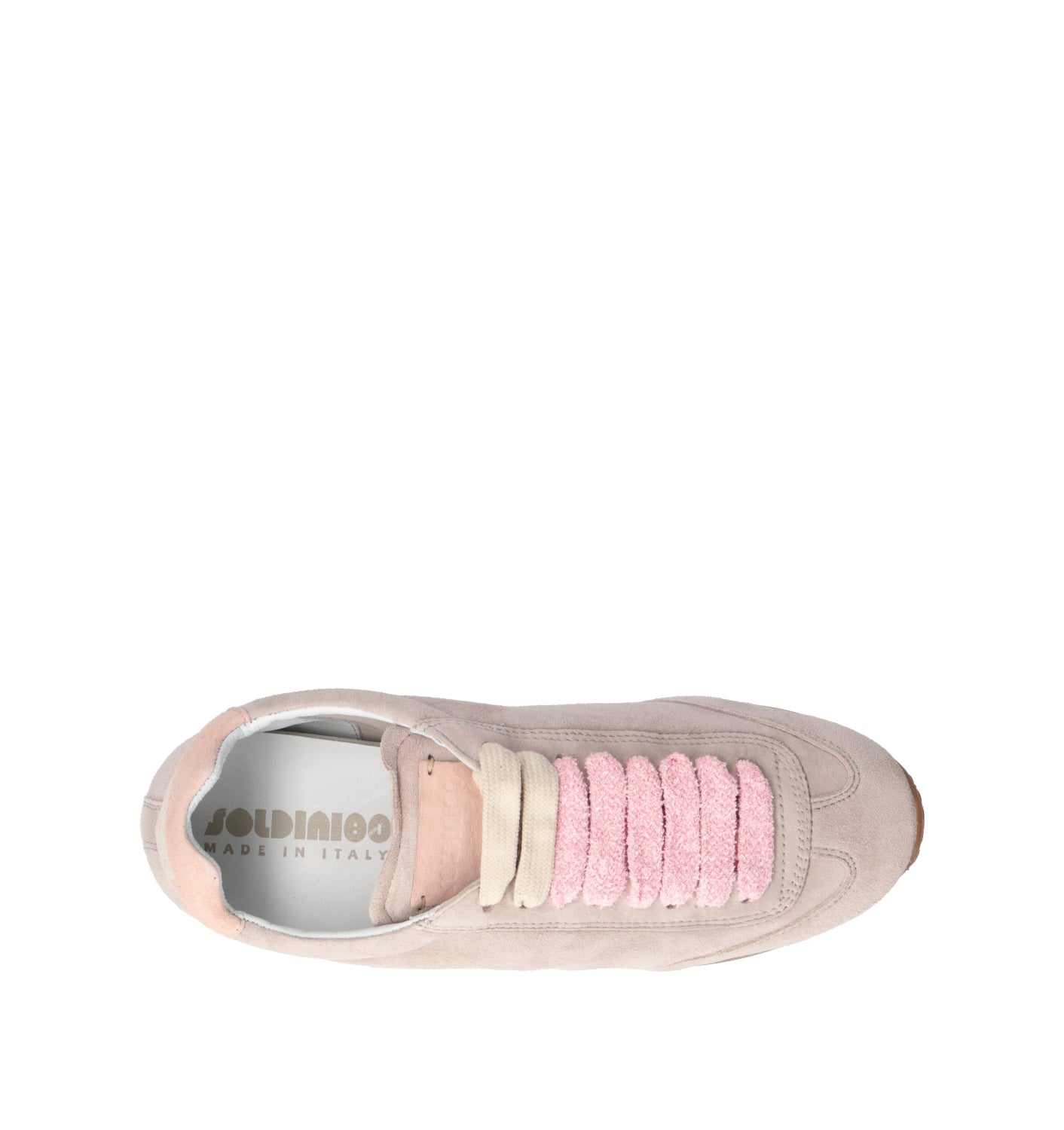 SOLDINI 80 Sneaker donna taupe in suede