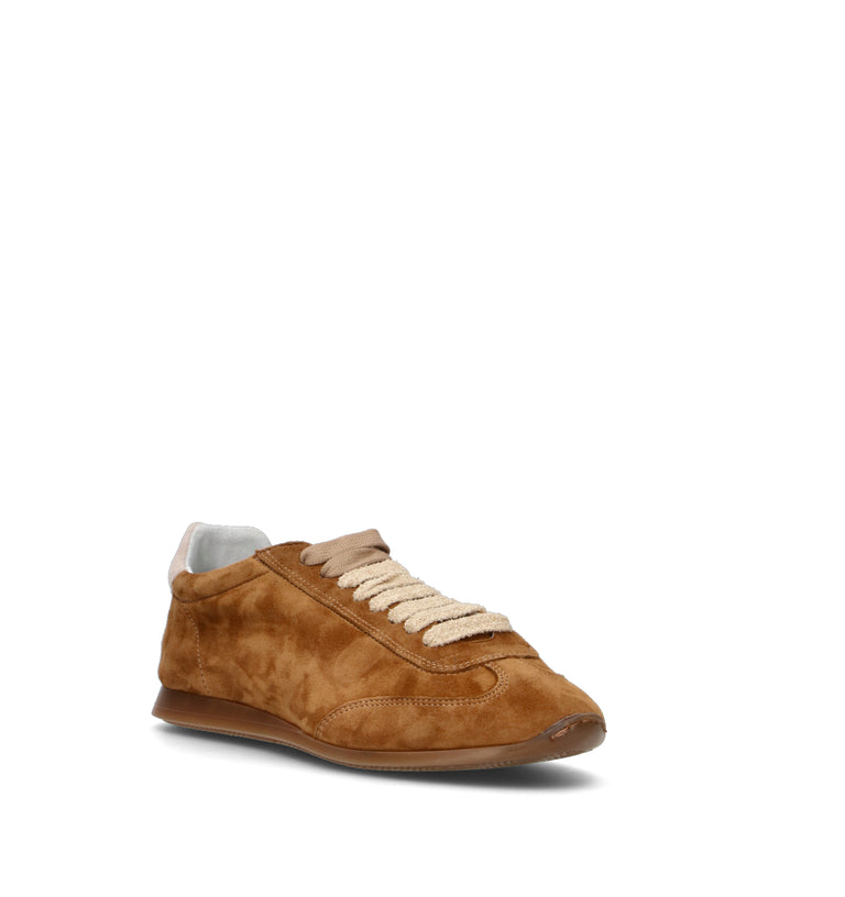 SOLDINI 80 Sneaker uomo marrone in suede