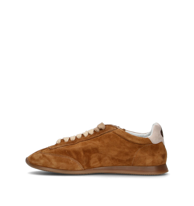 SOLDINI 80 Sneaker uomo marrone in suede