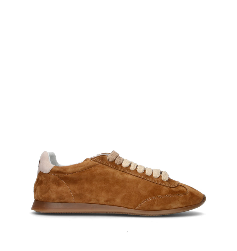 SOLDINI 80 Sneaker uomo marrone in suede