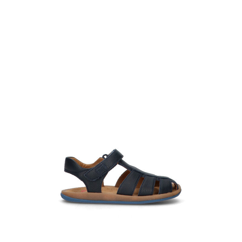 CAMPER Scarpa blu in pelle