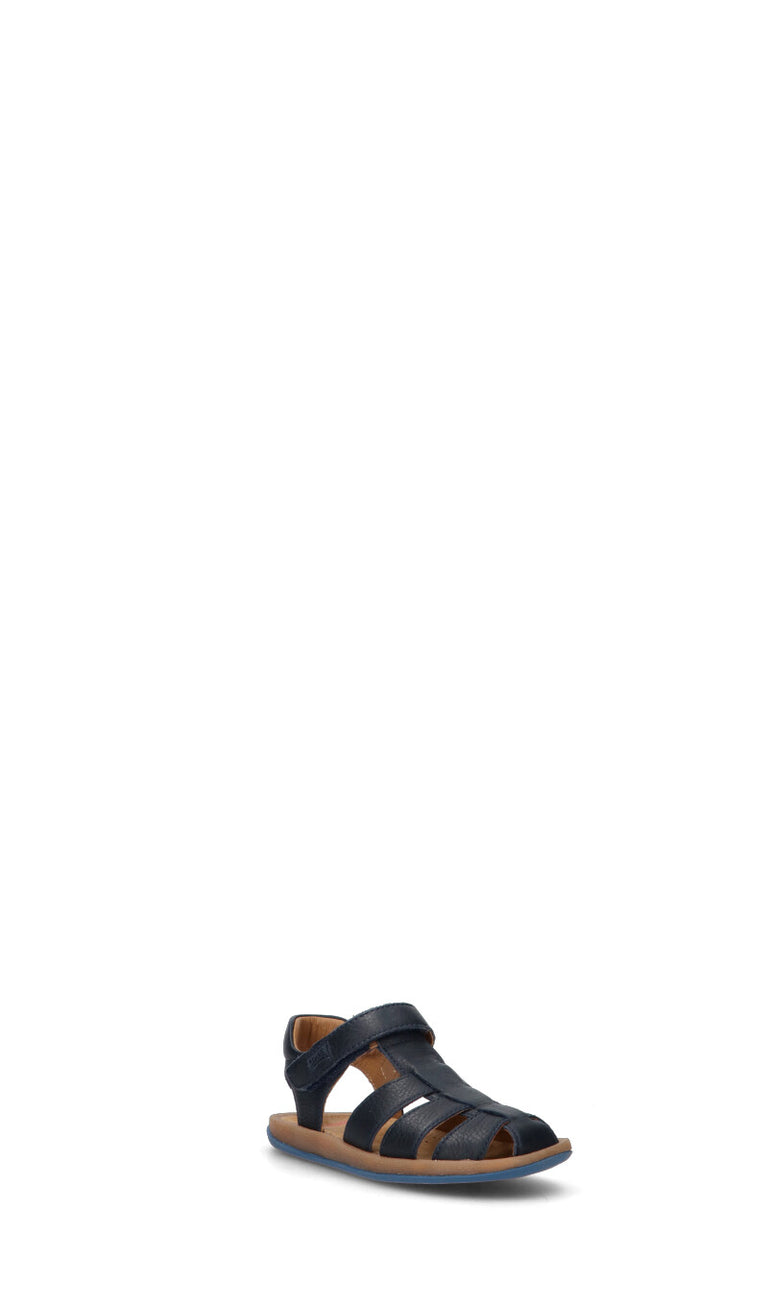 CAMPER Scarpa blu in pelle
