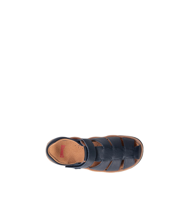 CAMPER Sandalo bimbo blu in pelle