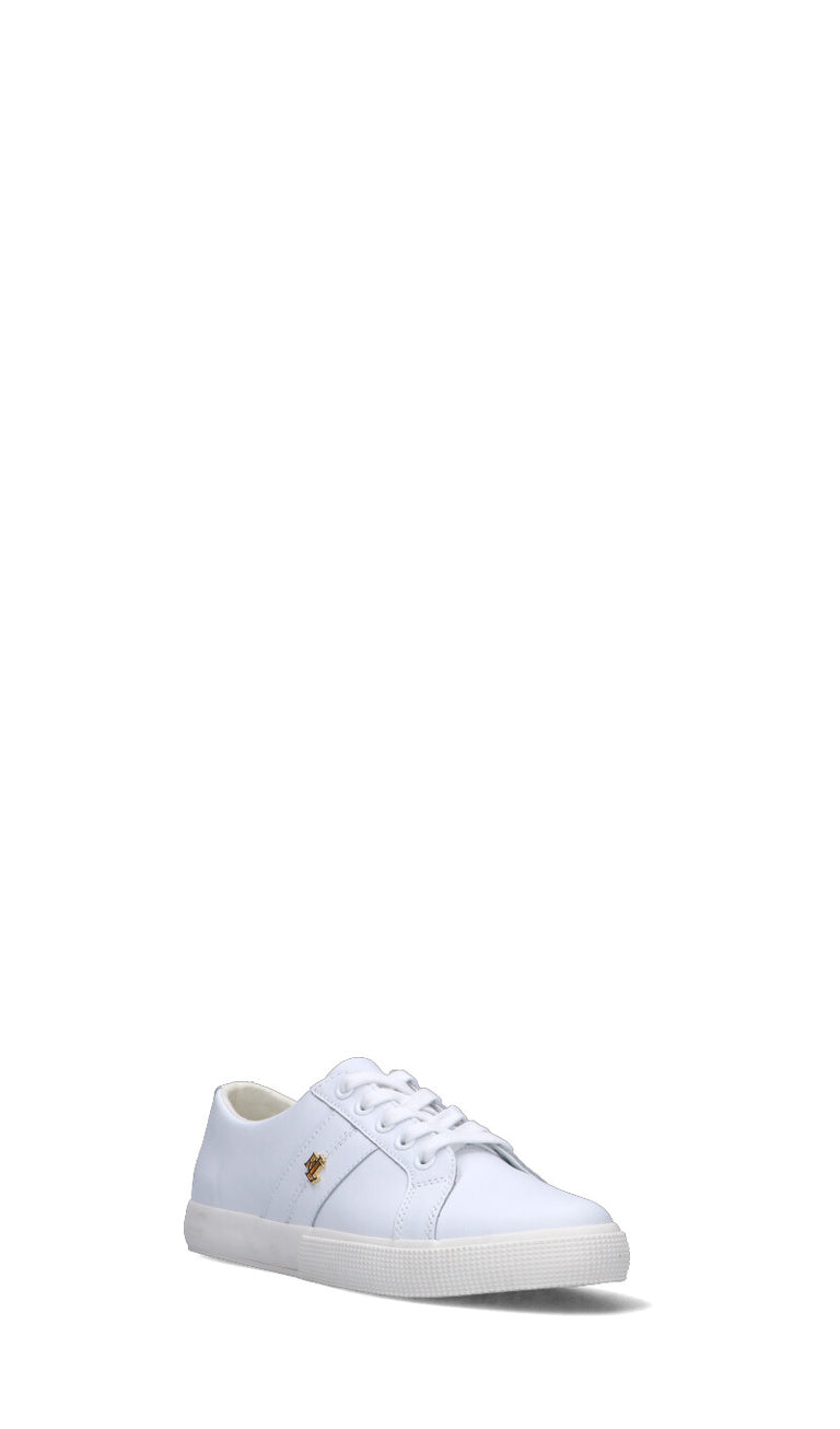 RALPH LAUREN Sneaker donna bianca in pelle
