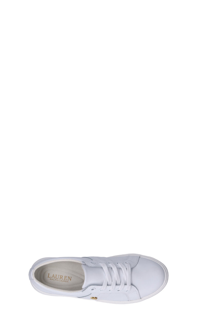 RALPH LAUREN Sneaker donna bianca in pelle