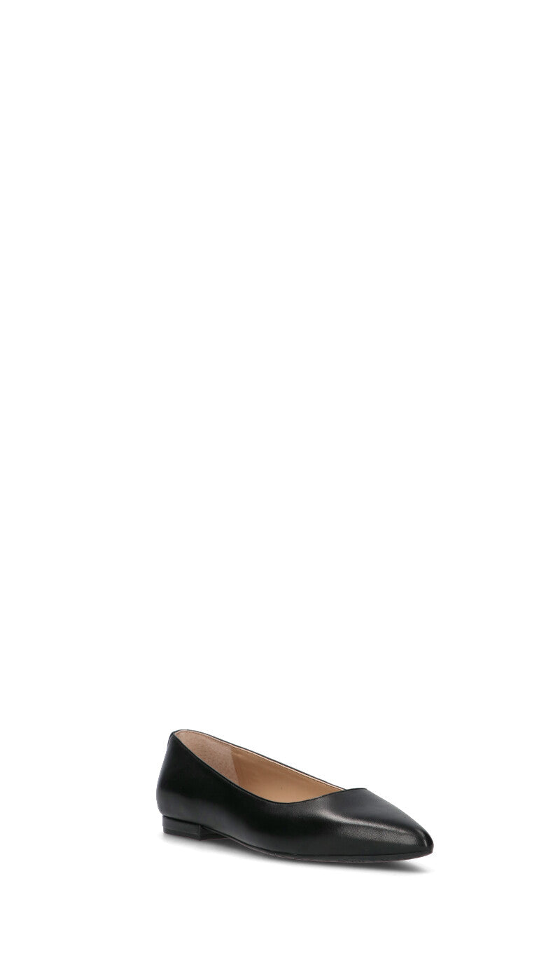 RALPH LAUREN Ballerina donna nera in pelle