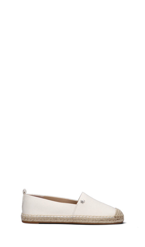 RALPH LAUREN Espadrillas donna bianca in pelle