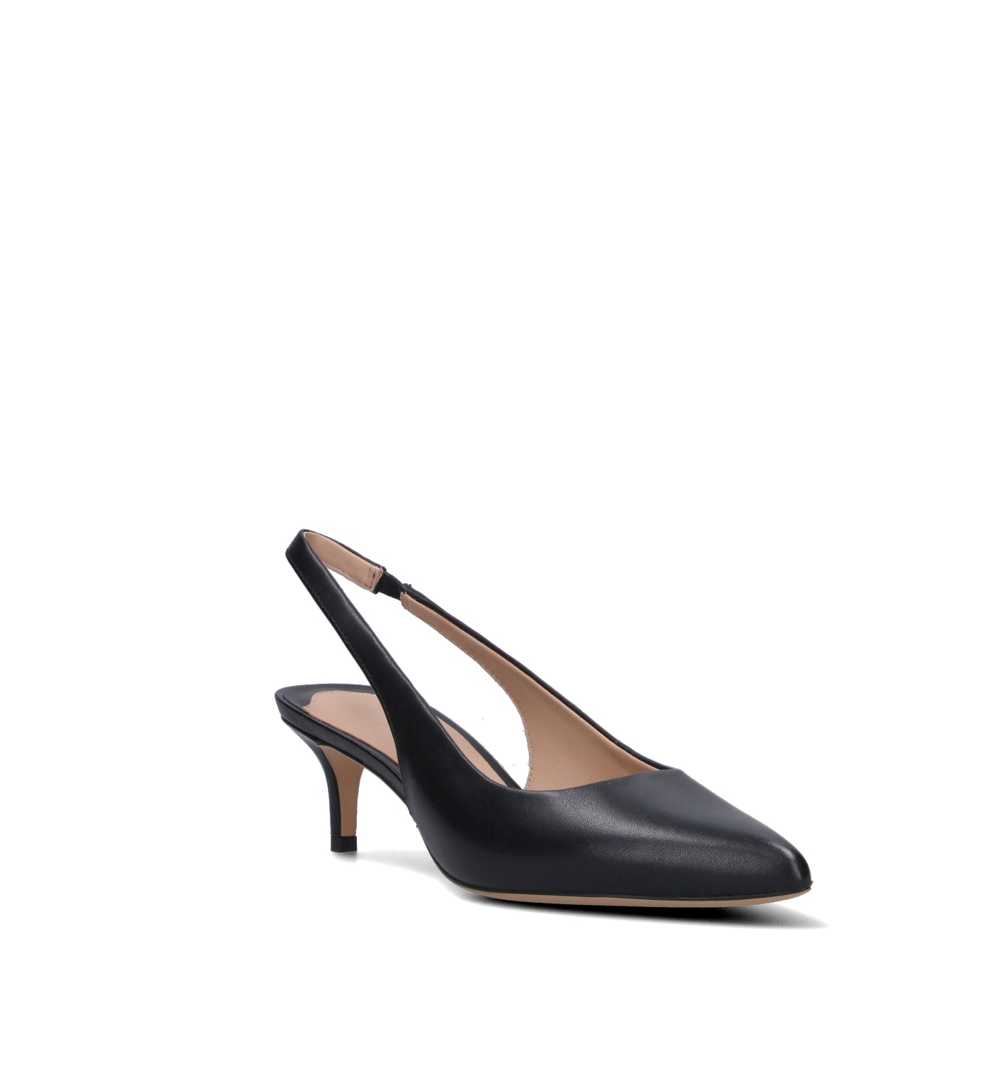 RALPH LAUREN Slingback donna nero in pelle