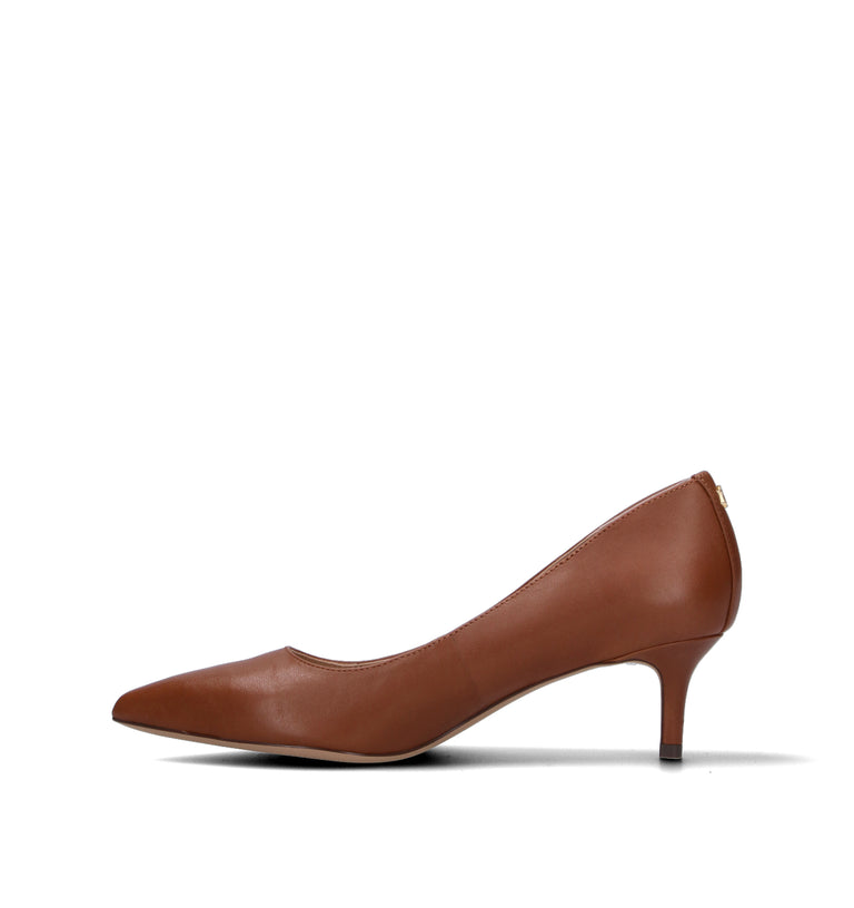 RALPH AUREN Décolleté donna marrone in pelle