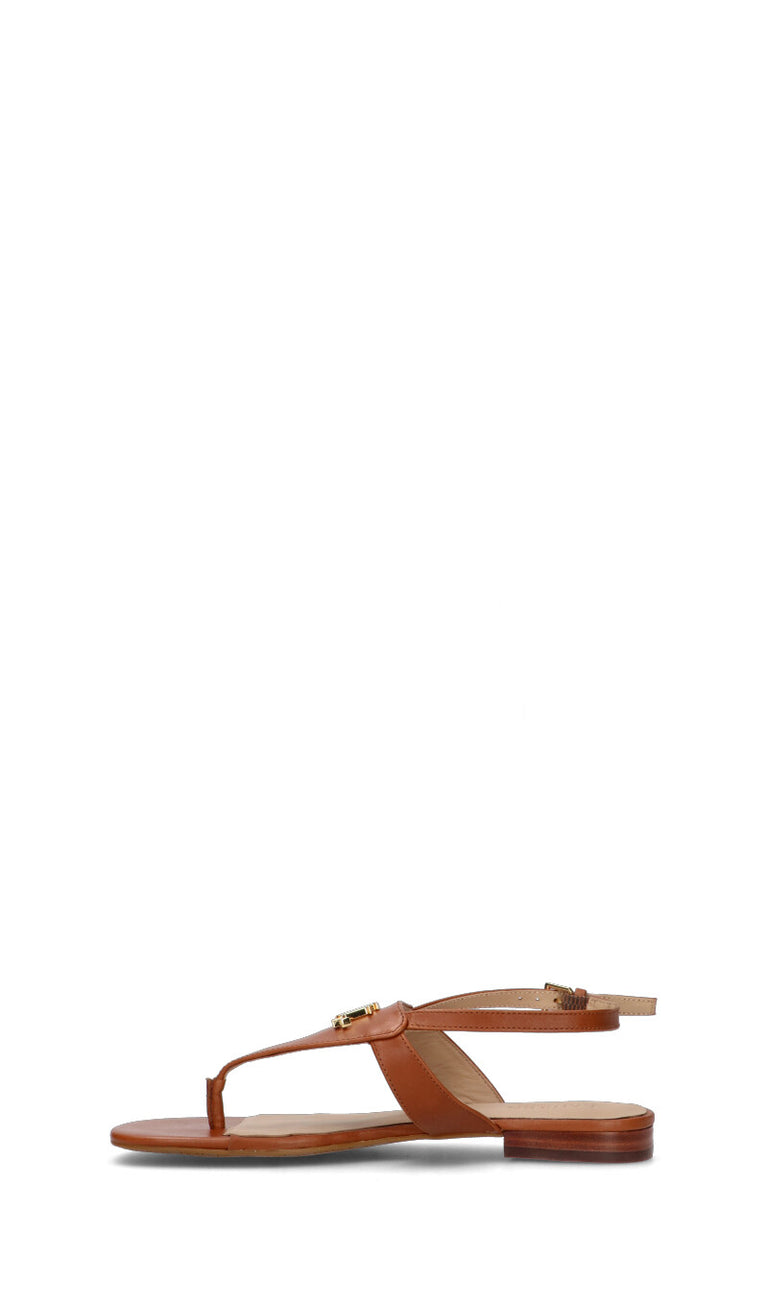 RALPH LAUREN Sandalo donna cuoio in pelle