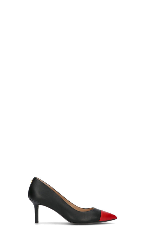 RALPH LAUREN Décolleté donna nera in pelle