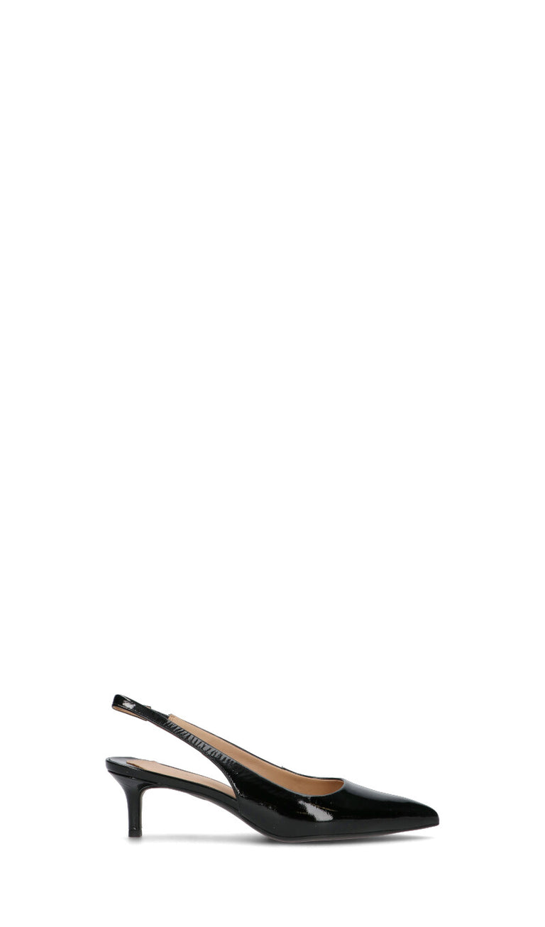 RALPH LAUREN Slingback donna nera in pelle