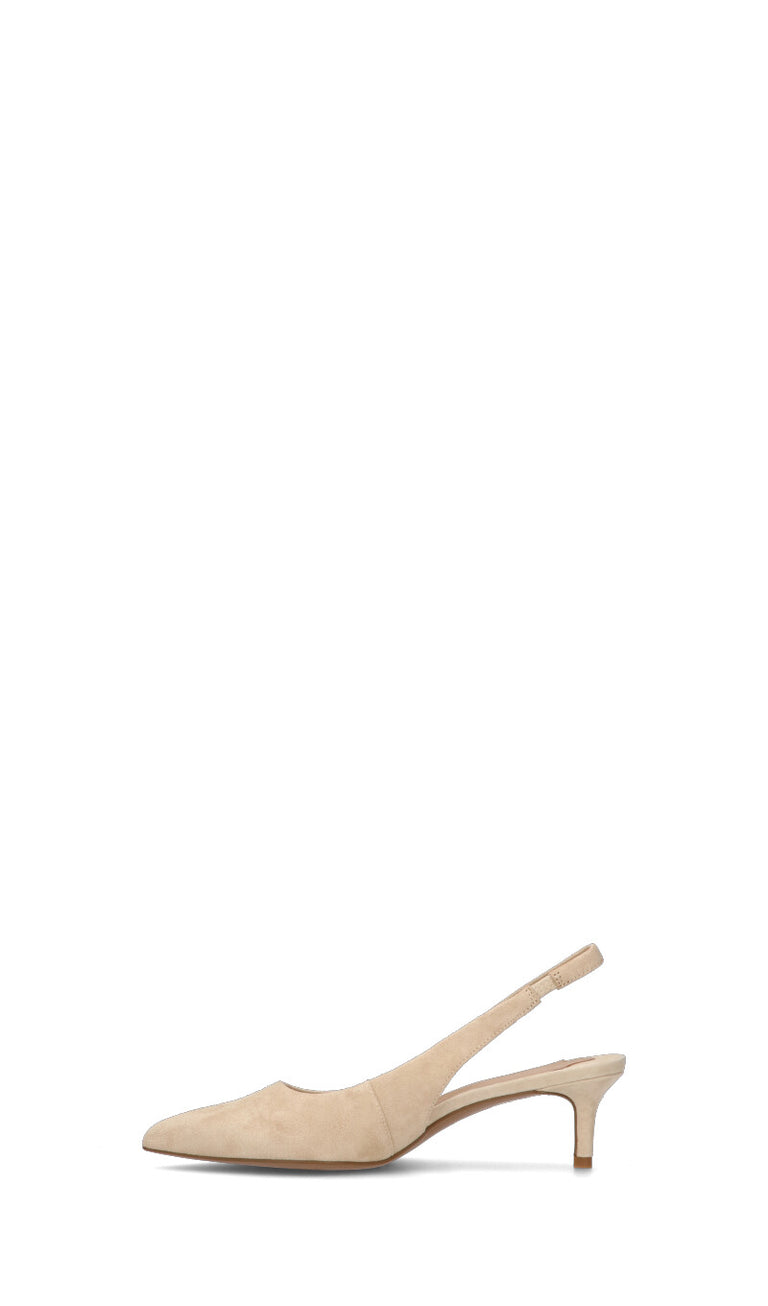 RALPH LAUREN Slingback donna sabbia in suede