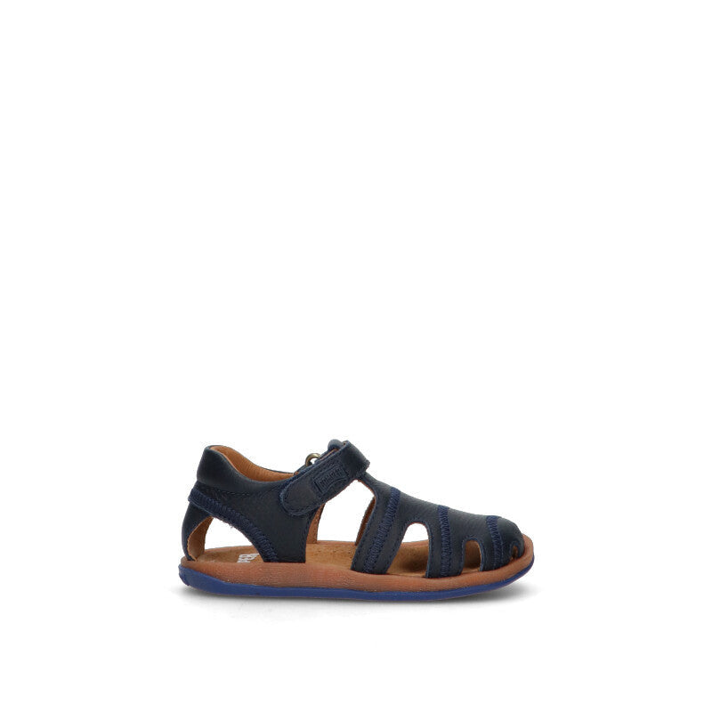 CAMPER Scarpa blu in pelle
