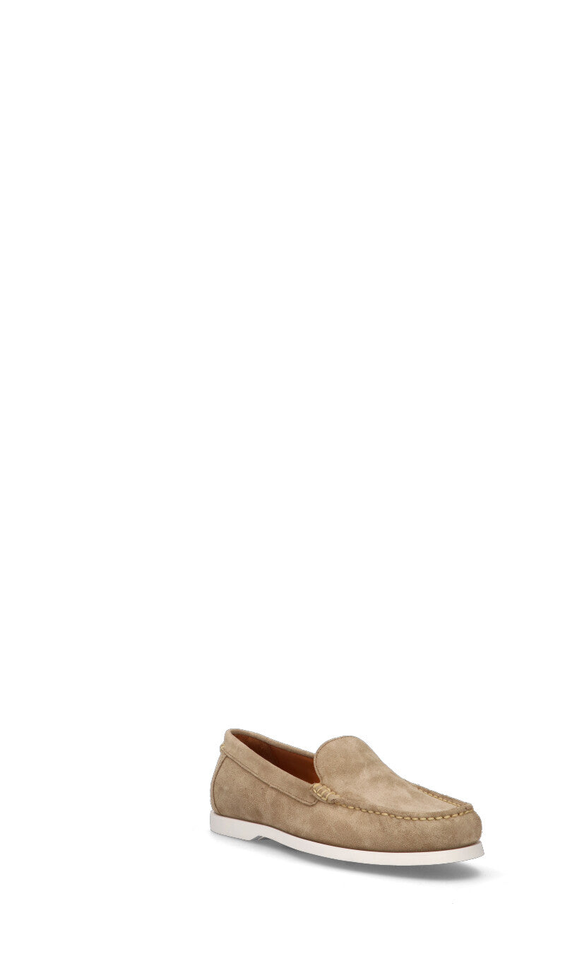 POLO RALPH LAUREN Scarpa uomo beige in suede