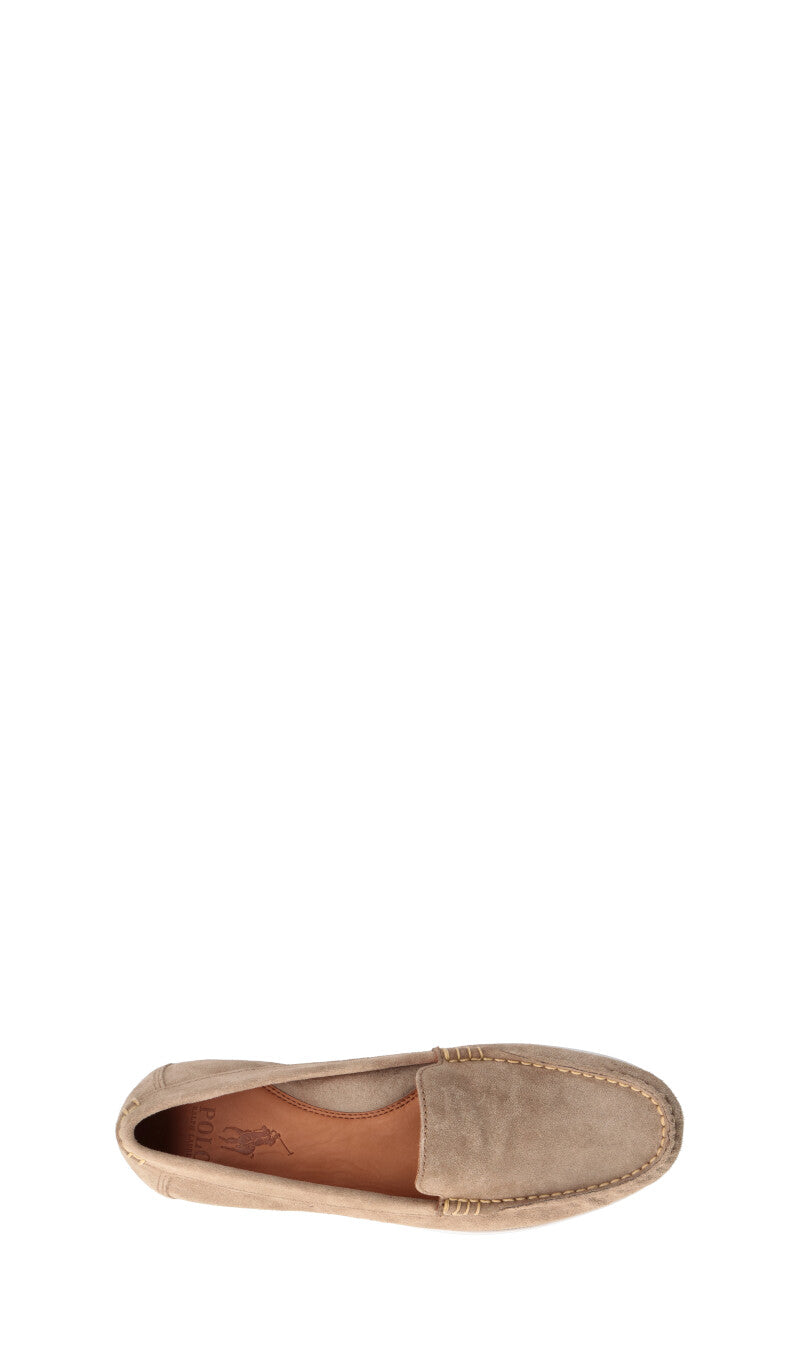 POLO RALPH LAUREN Scarpa uomo beige in suede