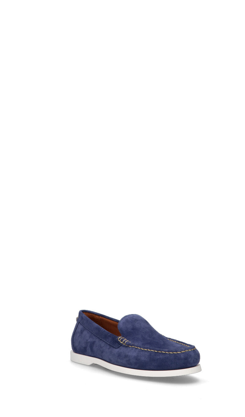 POLO RALPH LAUREN Scarpa uomo blu in suede