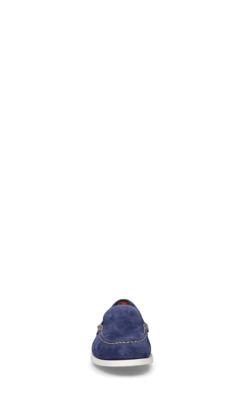 POLO RALPH LAUREN Scarpa uomo blu in suede
