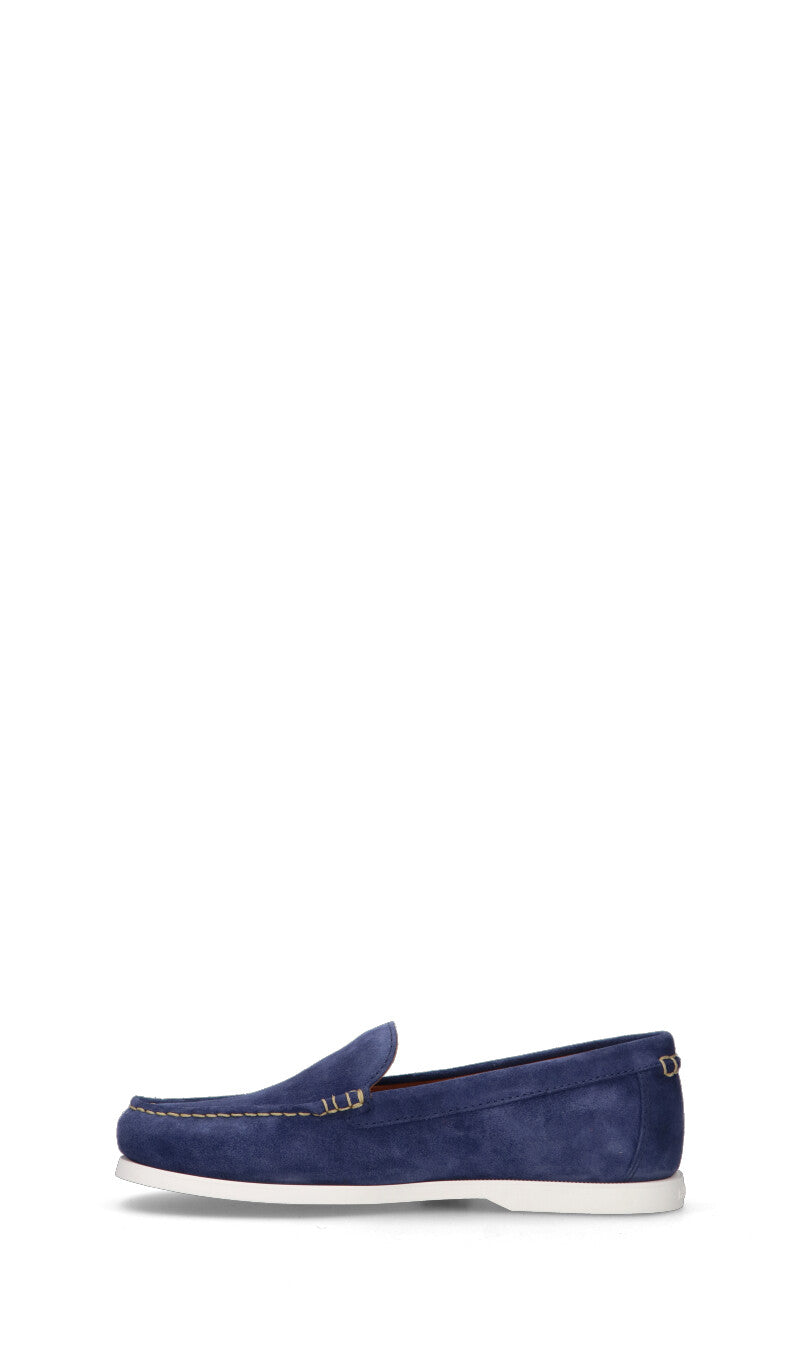POLO RALPH LAUREN Scarpa uomo blu in suede