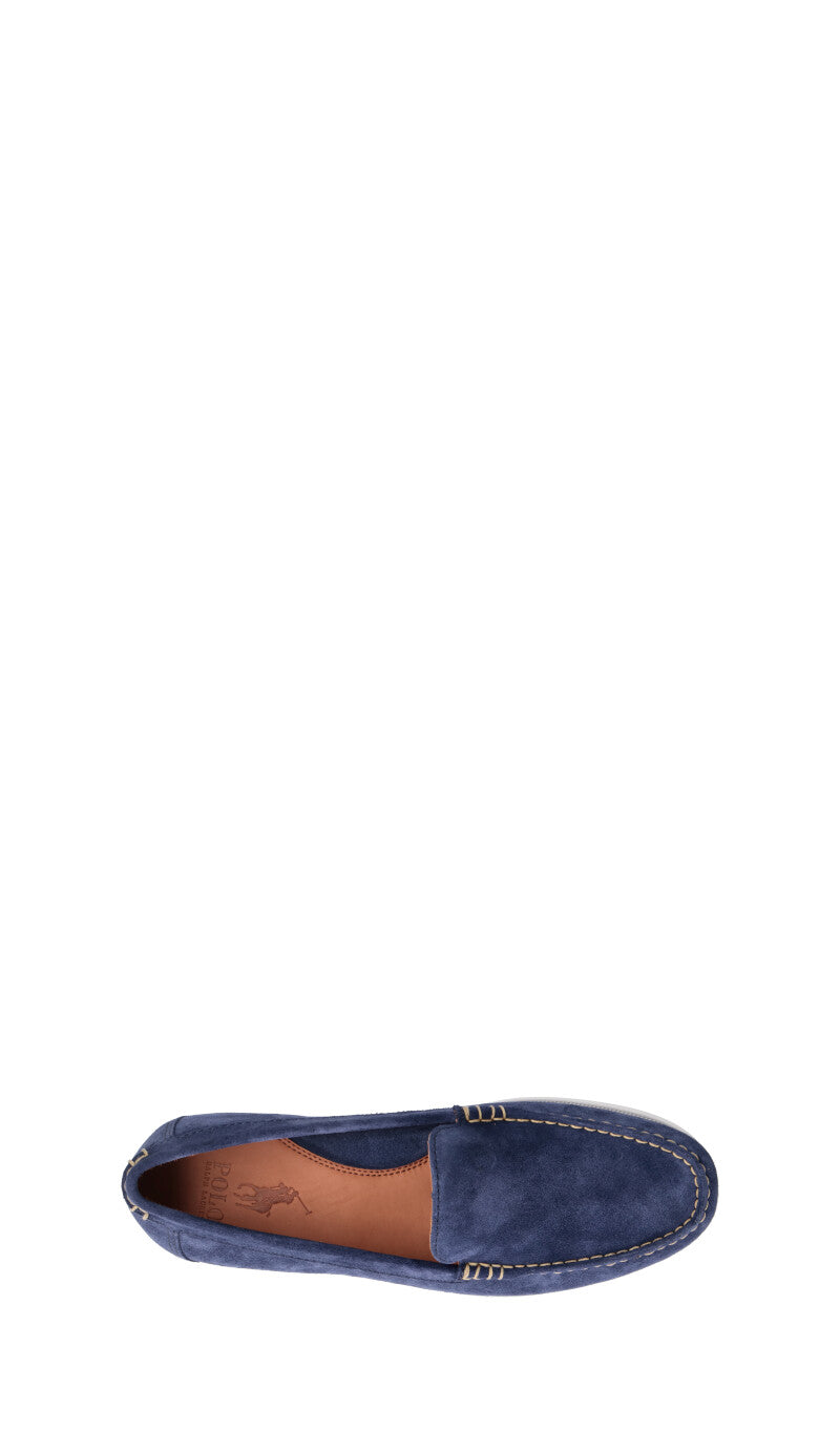 POLO RALPH LAUREN Scarpa uomo blu in suede