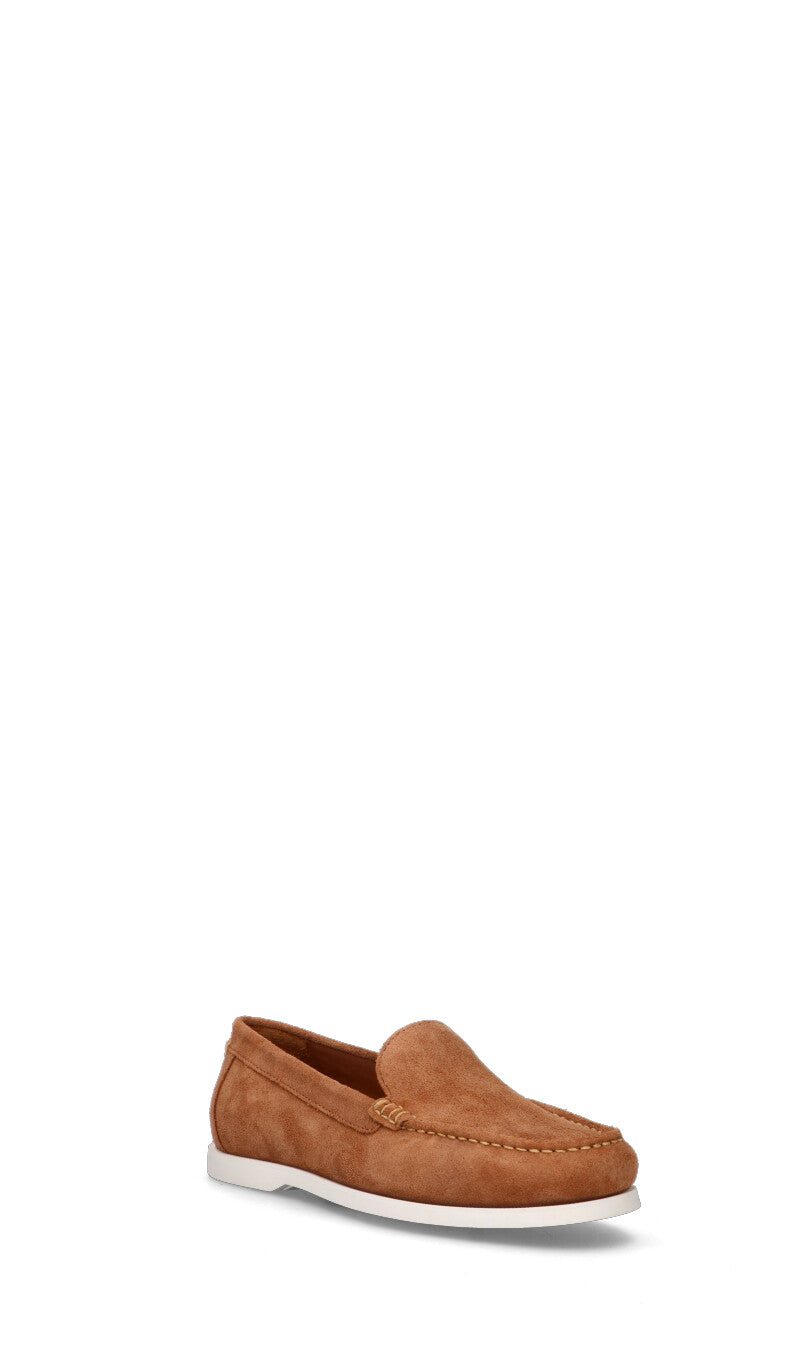 POLO RALPH LAUREN Scarpa uomo cuoio in suede