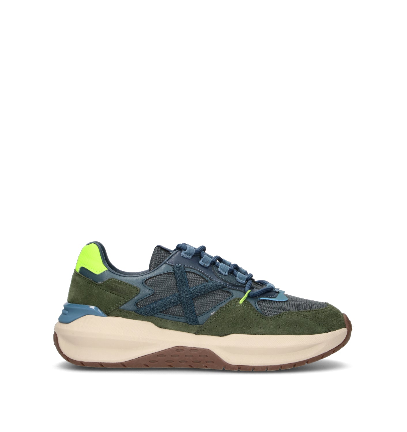 MUNICH NEXA Sneaker uomo blu in pelle