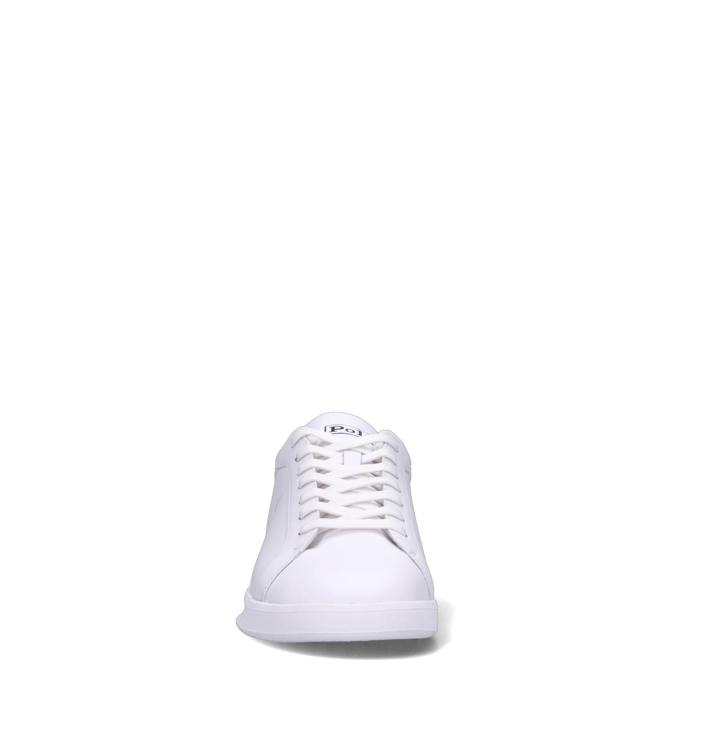 POLO RALPH LAUREN Sneaker uomo bianca/nera in pelle