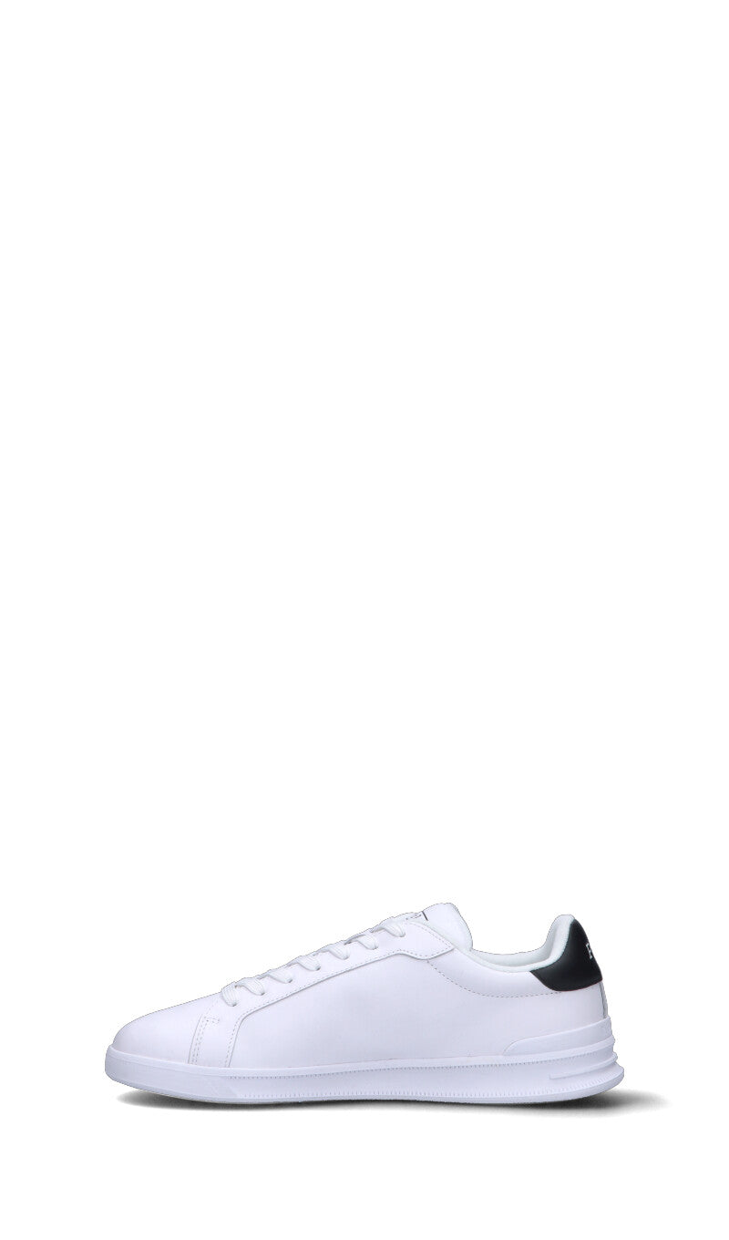 POLO RALPH LAUREN Sneaker uomo bianca/nera in pelle