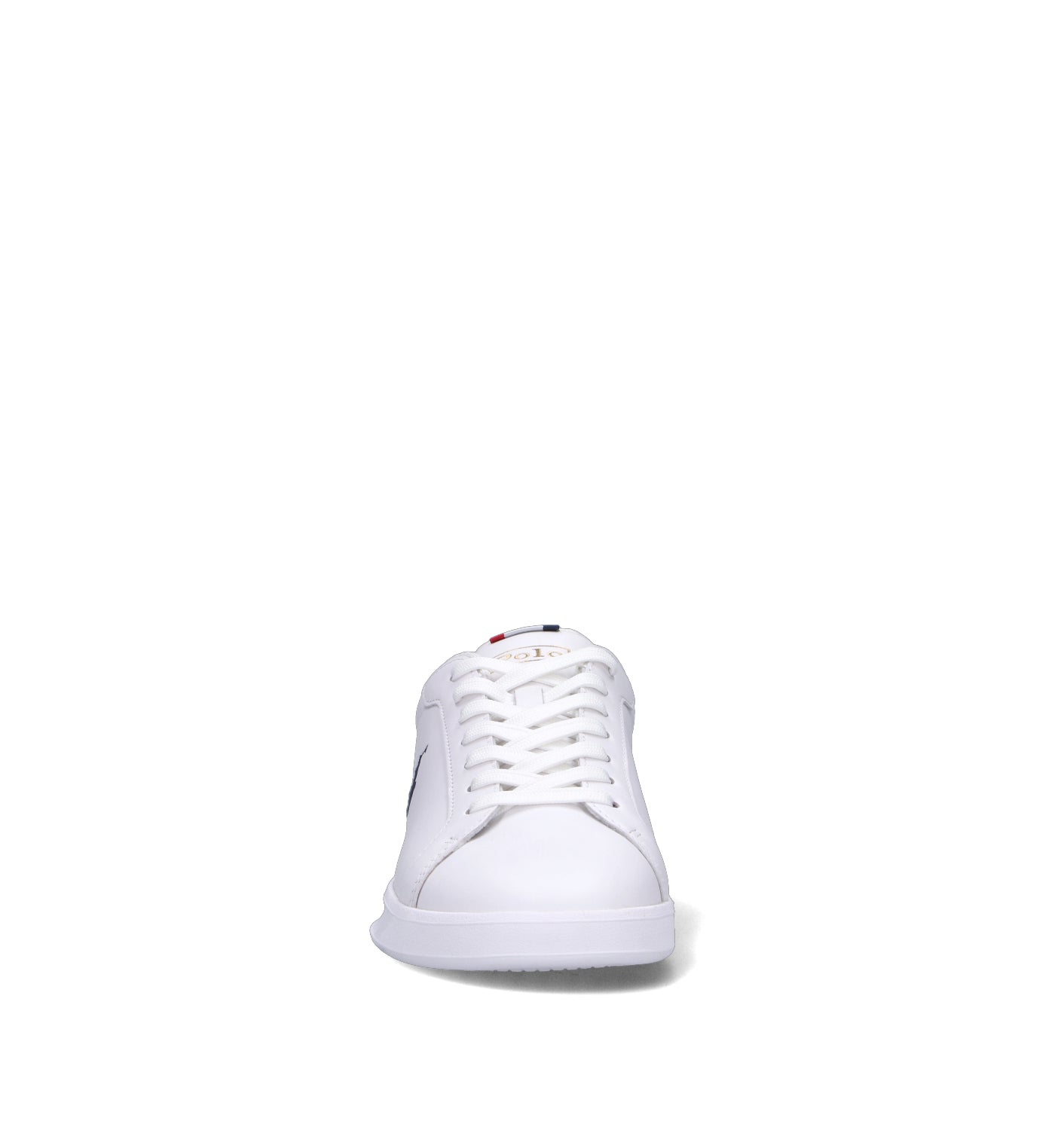 POLO RALPH LAUREN Sneaker uomo bianca in pelle