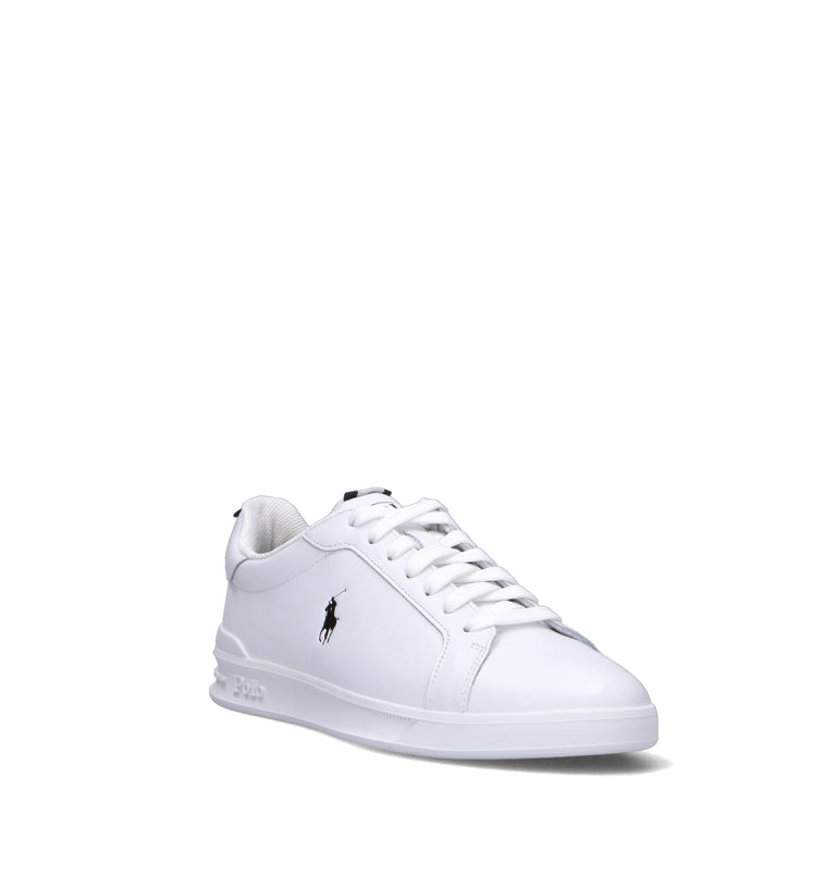 POLO SPORT Sneaker uomo bianca in pelle