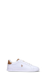 POLO SPORT Sneaker uomo bianca in pelle
