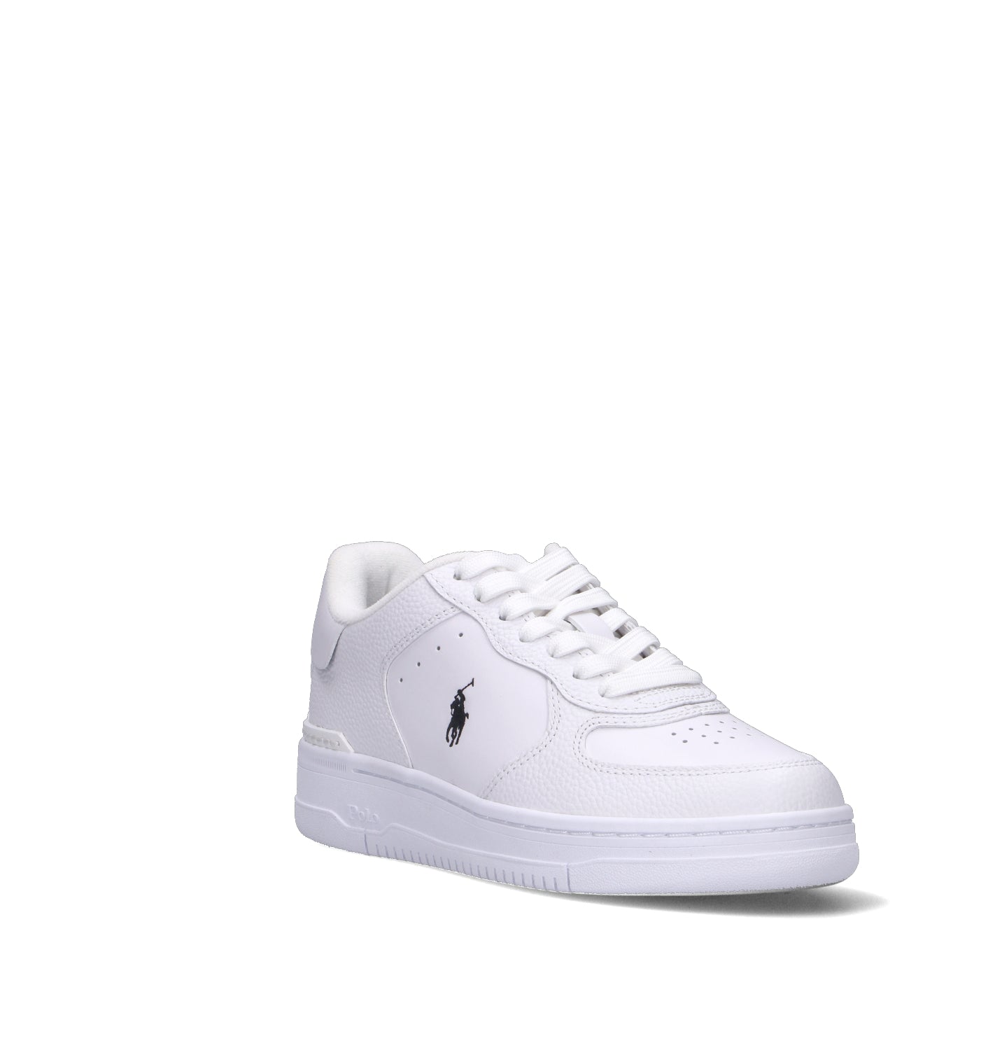 POLO RALPH LAUREN Sneaker donna bianca in pelle