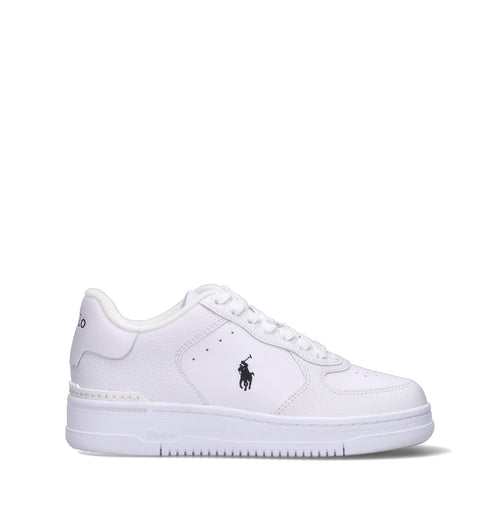 POLO RALPH LAUREN Sneaker donna bianca in pelle