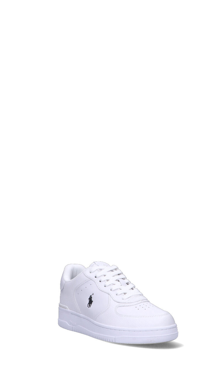 POLO RALPH LAUREN Sneaker uomo bianca in pelle