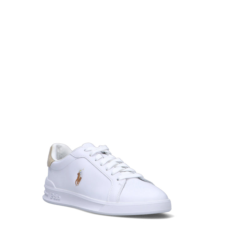 RALPH LAUREN Sneaker donna bianca in pelle
