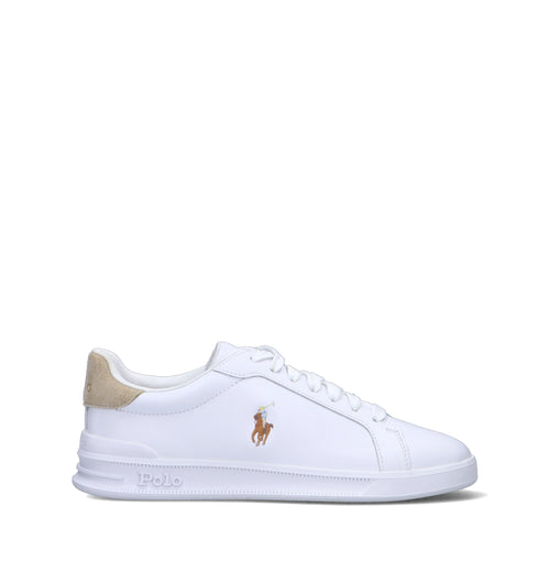 RALPH LAUREN Sneaker donna bianca in pelle