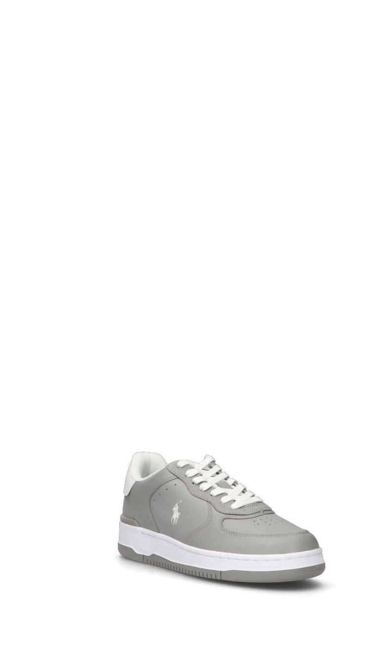 POLO SPORT Sneaker uomo grigia in pelle